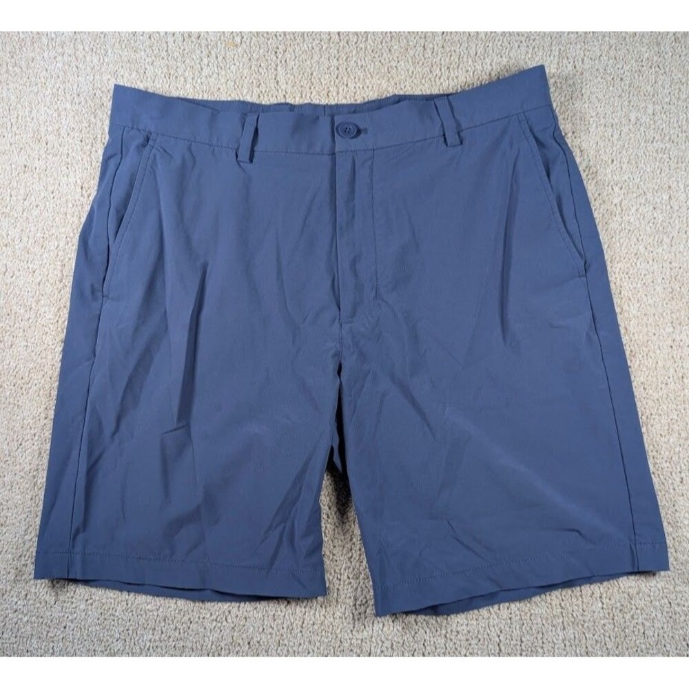 Vineyard Vines Performance "Breaker" Stretch Shorts Blue 35 Men’s Golf Casual